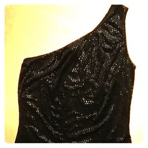 Bebe one shoulder top